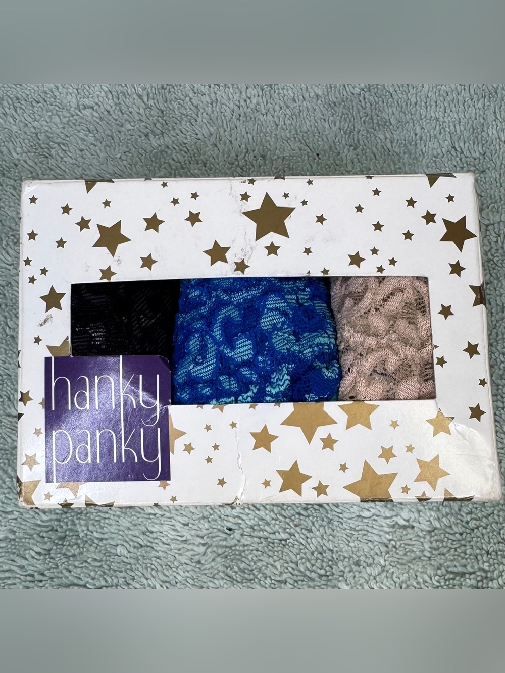 HANKY PANKY ORIGINAL RISE THONG SET OF 3 SIZE OS